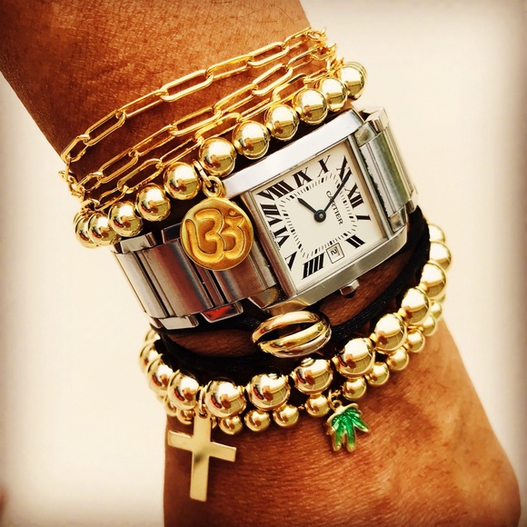 Stackable Om Charm Bracelet - Picture 3 of 3